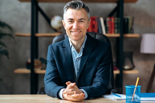 Advisor at his desk ready to present WealthLogix to a client